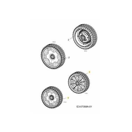 WHEEL CPL. 7X2 634-04606 ORIGINAL MTD | NewgardenParts.com