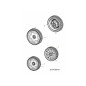 ROUE COMPLÈTE 7X2 634-04606 ORIGINALE MTD ROUE COMPLÈTE 7X2 634-04606 ORIGINALE MTD