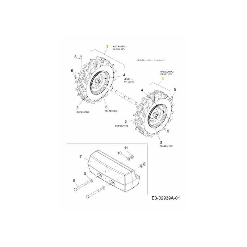 WHL COMPL 16 X 4,6 X 8 634-04231 ORIGINALE MTD
