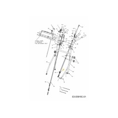 CAVO DI TRASMISSIONE DELLE RUOTE 746-05149 ORIGINALE MTD