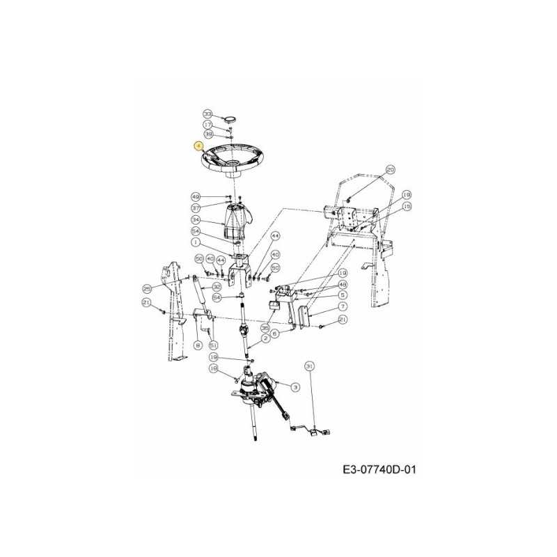 Lenkrad Softgrip 3-Speichen 631-04556A Original MTD