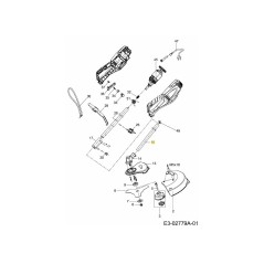 LOWER DRIVE SHAFT HOUSING 092.61.280 ORIGINAL MTD | NewgardenParts.com