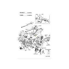 VITE M8X25 092.48.590 ORIGINALE MTD | NewgardenParts.com