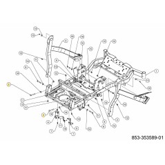 VITE CON TESTA ESAGONALE 1/2-13X4,25 710-09894 ORIGINALE MTD | NewgardenParts.com