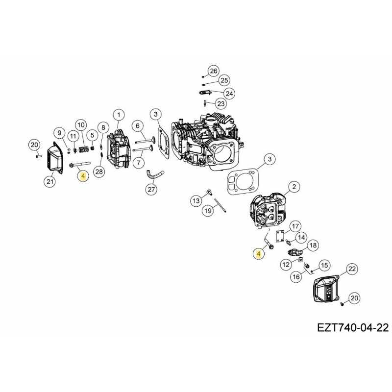 VITE, FLG M10X1.5X90 KH-007204 ORIGINALE MTD