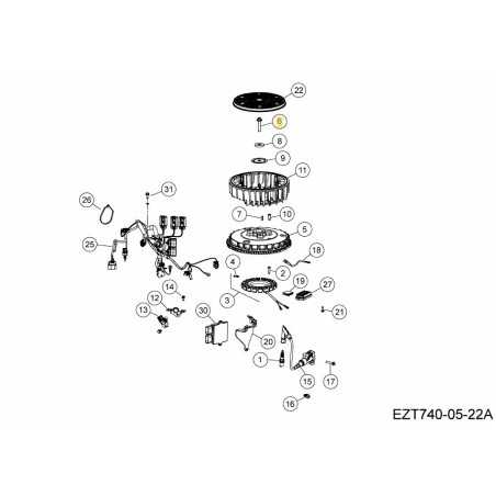 VITE, FLANGIA ESAGONALE KH-004721 ORIGINALE MTD | NewgardenParts.com