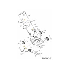 VITE MACCHINA 1/4-20 x.75 MA 710-04064 ORIGINALE MTD | NewgardenParts.com