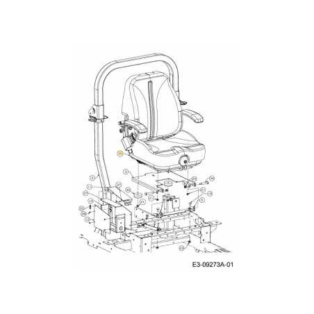 SEAT W/ARM 757-05011A ORIGINAL MTD | NewgardenParts.com