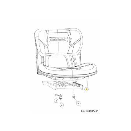SIÈGE À DOSSIER HAUT 757-05075 ORIGINAL MTD | NewgardenParts.com