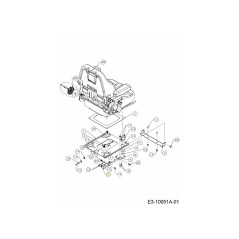 MONTAJE DE BLOQUEO DE ASIENTO 703-10274 ORIGINAL MTD | NewgardenParts.com