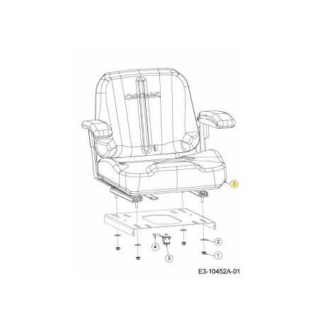 SEAT WITH SLIDES/ARMRESTS 757-05106 ORIGINAL MTD | NewgardenParts.com