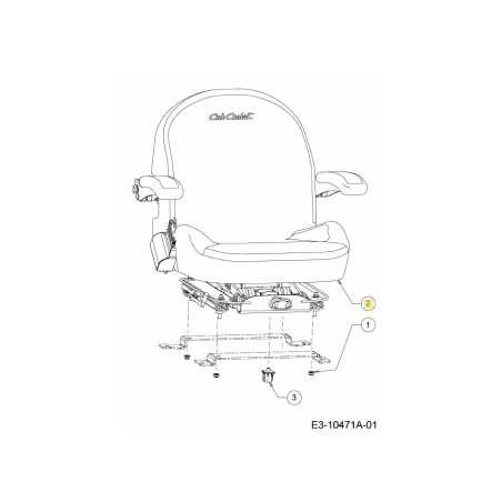 SEAT WITH SLIDES/ARMRESTS 757-05084 ORIGINAL MTD | NewgardenParts.com
