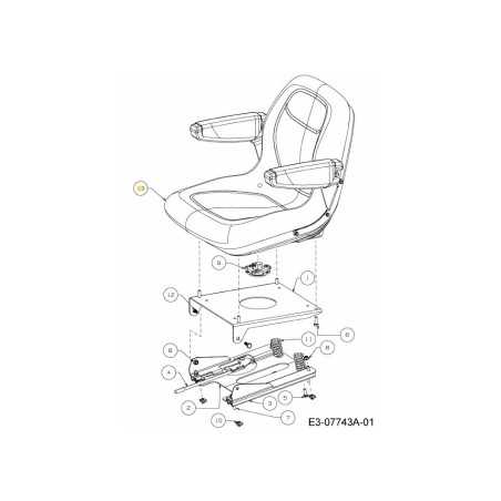 SIÈGE - COMMERCIAL MB 757-04140 ORIGINAL MTD | NewgardenParts.com