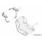 SEAT:15":3-POINT:ARMREST OPT 757-04090 ORIGINAL MTD