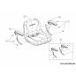 SEDILE SCHIENALE ALTO CUB con OPS 757-06027 ORIGINALE MTD SEDILE SCHIENALE ALTO CUB con OPS 757-06027 ORIGINALE MTD