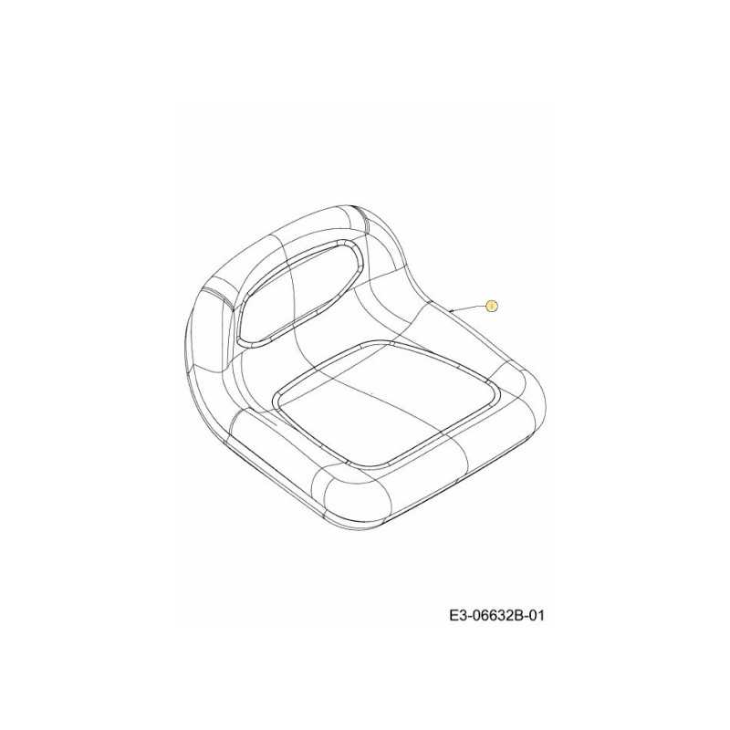 SEDILE MED WOLF NO OPS RAL 1021 757-04162 ORIGINALE MTD SEDILE MED WOLF NO OPS RAL 1021 757-04162 ORIGINALE MTD