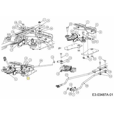 ENSEMBLE DE DIRECTION DROIT 617-05010 ORIGINAL MTD | NewgardenParts.com