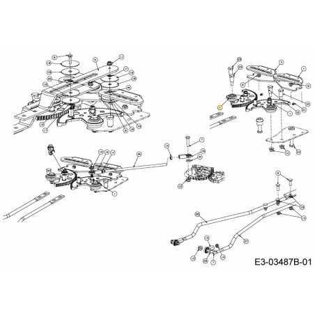 Lenkgetriebe links 617-05040 Original MTD | NewgardenParts.com