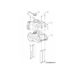 FUEL TANK 751-10541 ORIGINAL MTD | NewgardenParts.com