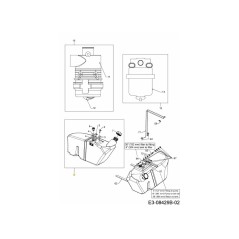 TANK ASM DIESEL 651-05244 ORIGINAL MTD | NewgardenParts.com