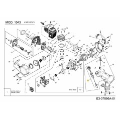 BOUCHON DE RÉSERVOIR DE CARBURANT ENSEMBLE 092.63.106 ORIGINAL MTD | NewgardenParts.com
