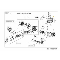 TAPA DE COMBUSTIBLE 751-10917A ORIGINAL MTD