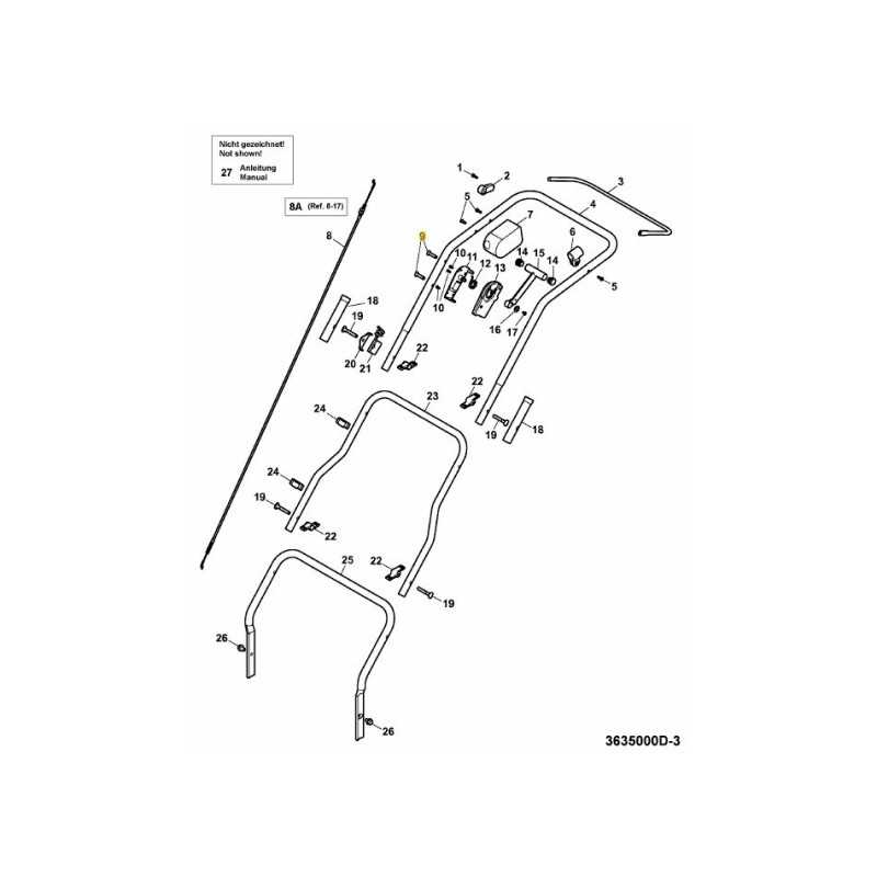 Vite SF-Plus M8X35-WN1323 cancello 0012648 ORIGINALE MTD