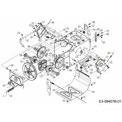 ACTUADOR DE EJE DR 500 S/T 711-1268B ORIGINAL MTD