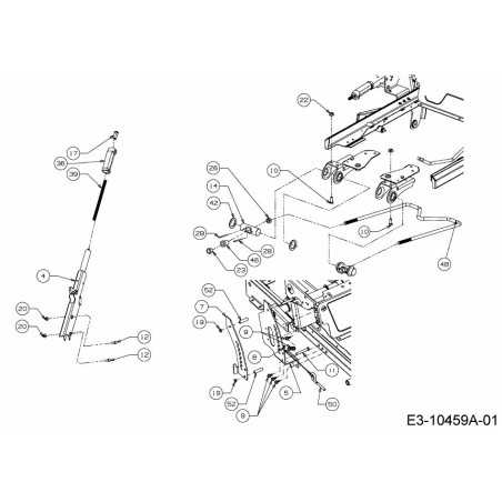 ARBRE DE COMMANDE DE PLATEAU DE COUVERCLE 603-04973A-S ORIGINAL MTD | NewgardenParts.com