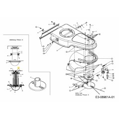 PERNO PERNO ALBERO TRASVERSALE 618-0559 ORIGINALE MTD | NewgardenParts.com