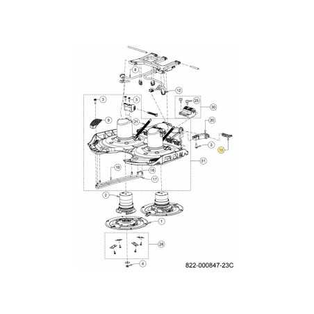 ARBRE DE FER DE PLATEAU DE COUVERCLE 731-26588 ORIGINAL MTD | NewgardenParts.com