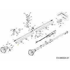 SHAFT HOUSING UPPER 092.63.502 ORIGINAL MTD | NewgardenParts.com