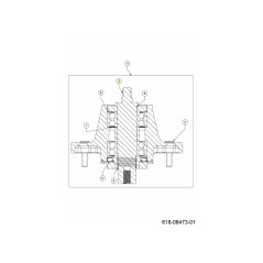 ADAPTATEUR DE LAME 711-08461 ORIGINAL MTD