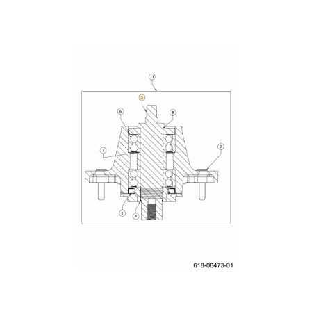 ADAPTATEUR DE LAME 711-08461 ORIGINAL MTD | NewgardenParts.com