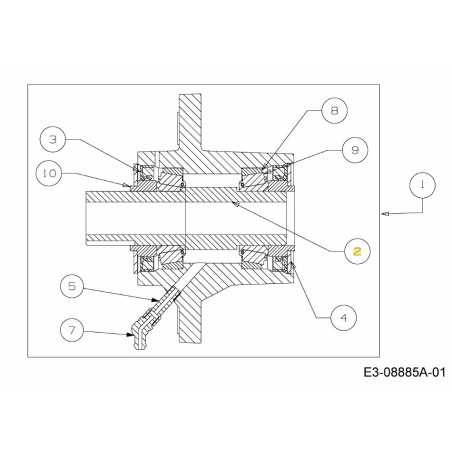 ADAPTATEUR DE LAME 711-05758 ORIGINAL MTD | NewgardenParts.com