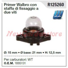 Cebador WALBRO para carburador WT cortacésped cortacésped R125260