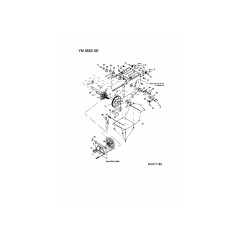 ALBERO ESAGONALE CON SCATTO 717-04094 ORIGINALE MTD | NewgardenParts.com