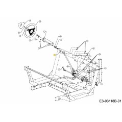 Wellenlenkung 5/6/7000SER 717-04200 Original MTD