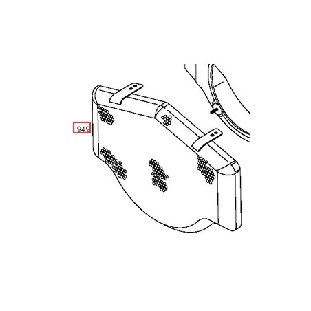 Protezione detriti motore tagliaerba BRIGGS & STRATTON 690840 | NewgardenParts.com