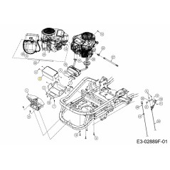 MARMITTA SUPERIORE SHIELD 703-16042A ORIGINALE MTD | NewgardenParts.com