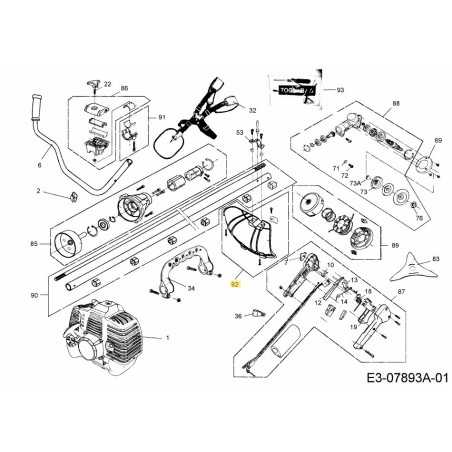SHIELD WITH BLADE 092.63.032 ORIGINAL MTD | NewgardenParts.com