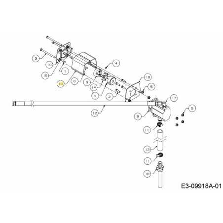 ACOPLAMIENTO DE ESCUDO 719-0281 ORIGINAL MTD | NewgardenParts.com