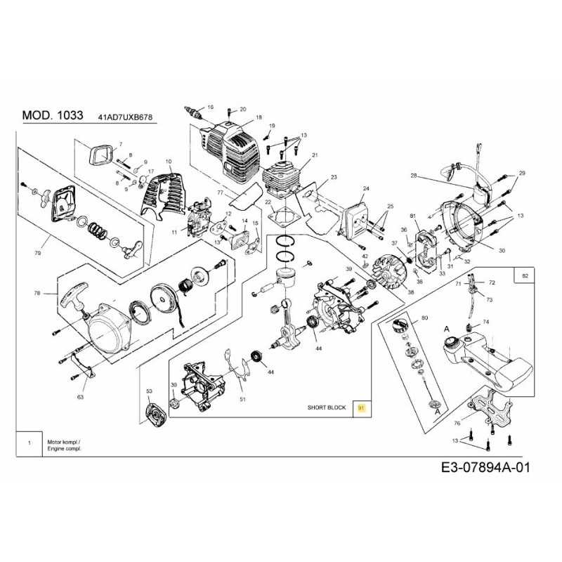 SHORT BLOCK 092.63.081 ORIGINAL MTD