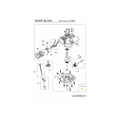 BLOCCO CORTO. 751-10857C ORIGINALE MTD | NewgardenParts.com