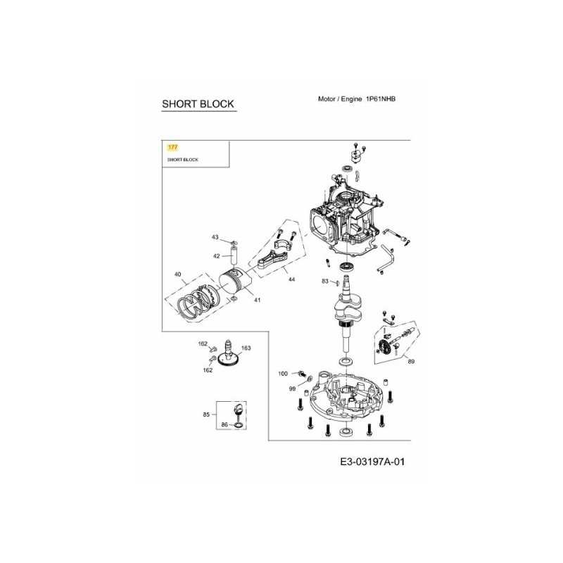 SHORT BLOCK 751-12430A ORIGINAL MTD SHORT BLOCK 751-12430A ORIGINAL MTD