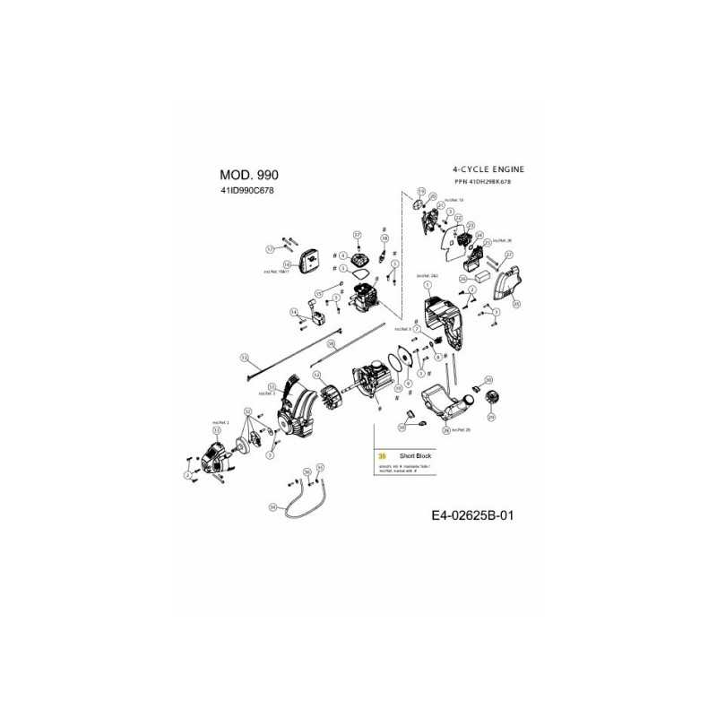 SHORTBLOCK ASM 753-06674 ORIGINAL MTD SHORTBLOCK ASM 753-06674 ORIGINAL MTD