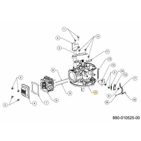 BLOC-MOTEUR 651-05546 ORIGINAL MTD | NewgardenParts.com
