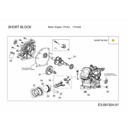 BLOC-MÉCANIQUE 651-05031 ORIGINAL MTD | NewgardenParts.com