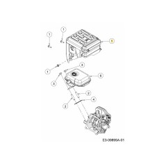 PROTECCIÓN DEL SILENCIADOR 751-15155 ORIGINAL MTD | NewgardenParts.com