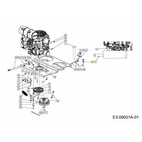 Schalldämpfer Kohler Command 751-12519A Original Montiert | NewgardenParts.com